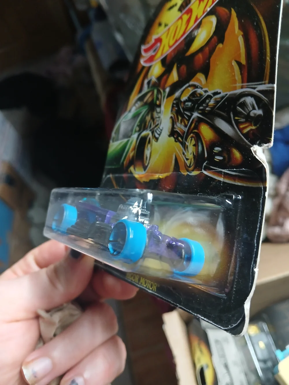 2019 Hot Wheels Happy Halloween Series Rigor Motor die-cast car (number 1/6),